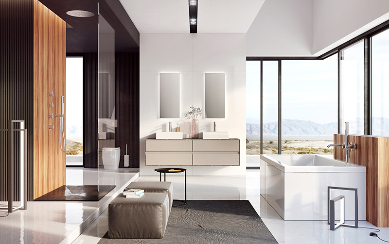 Delò - blogpost bagno moderno o retrò - bagno stile moderno