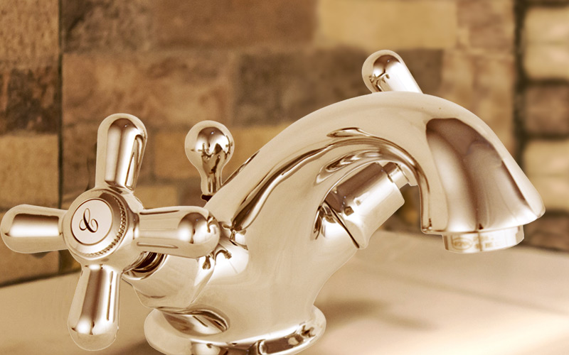 Delo - rubinetto con manopole stile retrò- serie Eva